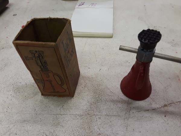 Vintage Simplex Screw Jack "Jack in a Box" Advertising Sample Rare 1