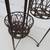 French Cottage Rustic Brown Wrought Iron 3 Tiered Folding Plant Stand 3 thumbnail