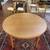 Refinished Danish Teak Round/Oval Dining Table Vintage Mid Century Tab 21 thumbnail