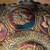 Vintage Carnival glass ruffled bowl 4 thumbnail