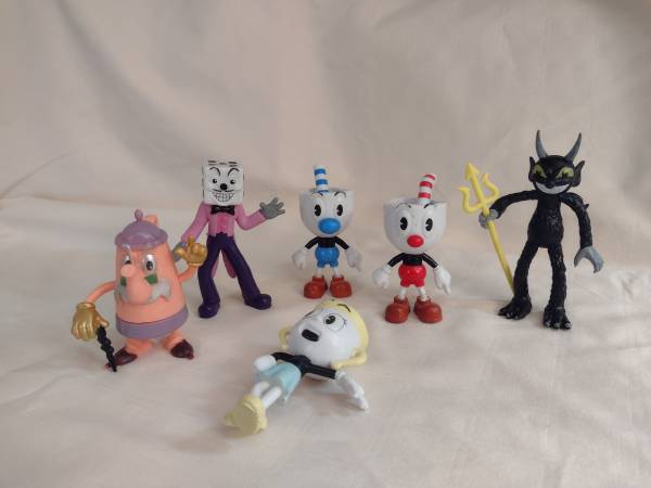 Cup Head Figures set of 6 1
