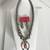 VTG Navajo Signed Sterling Necklace w/Turquoise-Spiny Oyster Naja + 4 thumbnail