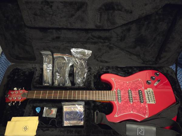 Randy Jackson electric guitar w/ case 1