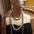 Retro Style Faux Pearls Necklace 1 thumbnail