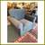 New California Sofa Charcoal Velvet Arm Chair 3 thumbnail