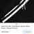 Hand Forged Katana Samurai Sword, Musha Zetsurin Katana (White) 10 thumbnail
