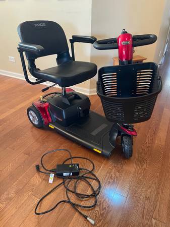Pride Go-Go Sport 3 Wheel Mobility Scooter - Motorized Electric Medica 1