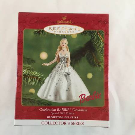 2001 Hallmark "Celebration BARBIE" Ornament Collector's Series #2 1
