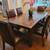 Pottery Barn Benchwright Table With 6 Greyson Leather Chairs 2 thumbnail