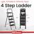 New HBTower Step Ladder, Folding Step Stool with Wide Anti-Slip Pedal, Sturdy St 7 thumbnail