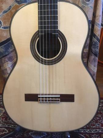 Hill New World Classical Guitar w/Elevated Fingerboard-Brand New! 1