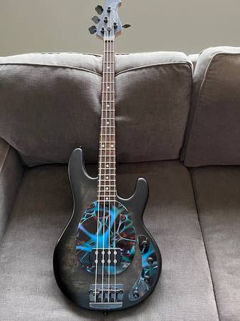 Sterling By Music Man Ray 34pb Black Electric Bass Guitar 1