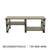 Riverside Industrial Wood Coffee Table (Was 600) 1 thumbnail