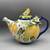 Blue Sky Clayworks Lemon And Blueberry Teapot Hand Painted 6 thumbnail