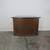 Brown Wood 2-Tone Curved Bar (missing one shelf) 2 thumbnail
