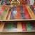 beautiful custom made eclectic dining table, bench, 3 chairs 2 thumbnail