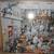 Louis Tellier "The Crazy Kitchen" Huge Framed Print, 36x24" 2 thumbnail