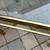 (2) Mid century Hollywood Regency vintage brass/ glass end tables A241 7 thumbnail