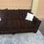 Large Brown Sofa Loveseat Chair + Ottoman - Delivery 8 thumbnail