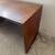 Vintage mcm modern mid century solid wood desk and chair 9 thumbnail