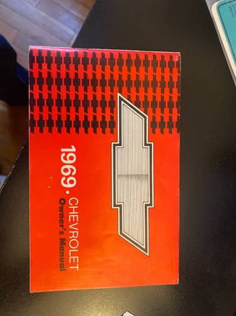 69 chevolet owners manual 1