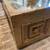 Modern Geometric Solid Carved Wood Coffee Table - NW 4 thumbnail