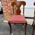 Henkel Empire Style Cherry & Upholstered Dining Chairs 8 thumbnail
