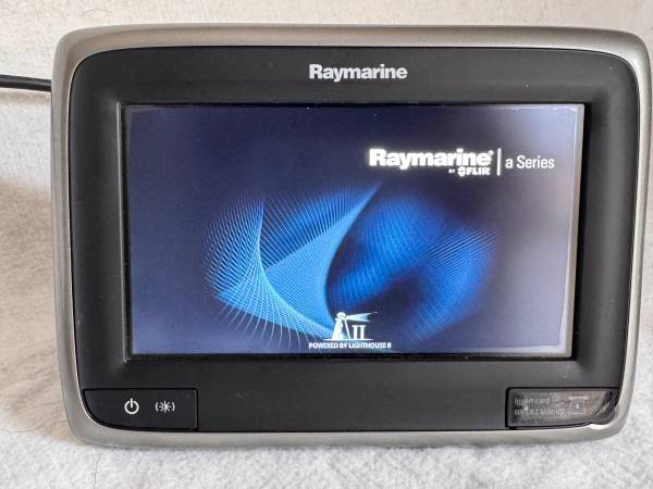 Raymarine a78 7" Touchscreen Color Downvision Chart plotter 1