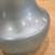 Modern Matte Gray Ruffled Melon Glass Vase Minimalist Decor 4 thumbnail