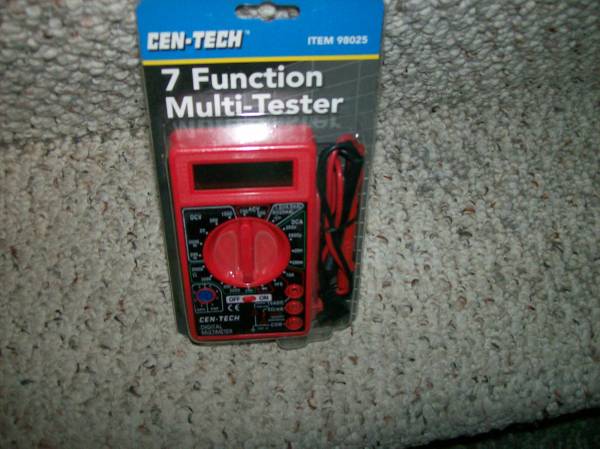 CEN-TECH 7 FUNCTION DIGITAL MULTIMETER - New---Still in the package 1