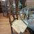 Quality 5 PC Round Dining Table w/Glass Top>Wood Pedistal Base & Hutch 9 thumbnail
