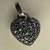 Vintage, Small Sterling and Marcasite Heart Pendant or Use as a Charm 1 thumbnail