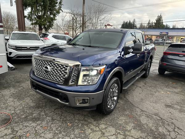 ¡SIN ACCIDENTES! 2019 Nissan Titan PLATINUM RESERVE Cabina Doble 4x4 Cuero - $23,900 (¡SUPER OFERTA! Acepto Intercambio! Lakewood)63472381499777121