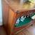 Vintage/Antique Solid Red Oak Wood Bar 4 thumbnail