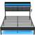 Twin bed frame with LED lights 1 thumbnail