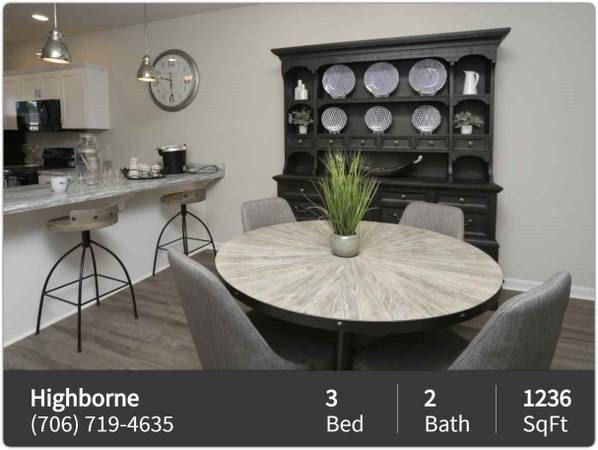 $1,850 / 3br - 1236ft2 - Great space for every taste. You'll love our 3 bed, 2 bath! (Augusta)63825471614081121