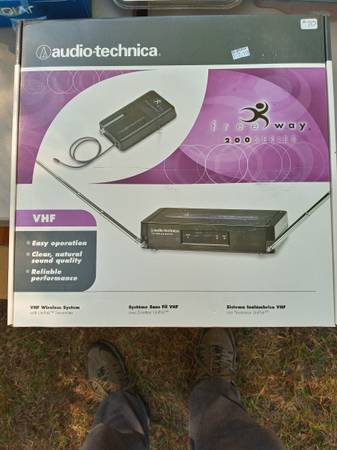 Audio Technica wireless mic system 1