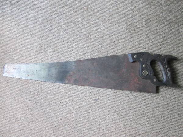 Vintage Henry Disston Hand Saw 1