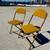 Vintage Yellow Folding Chairs 2 thumbnail