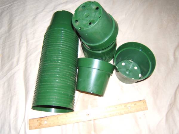 Plastic Pots for Plants, Cuttings & Seedlings, 4-Inch, 12 in lot 1