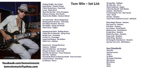 Solo Artist available for gigs 1
