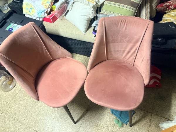 2 Pink Chairs 1