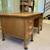 Antique Solid Oak Teacher's Desk 8 thumbnail