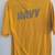 US NAVY  shirt M yellow reflective deck aircraft carrier safety crew j 1 thumbnail