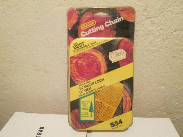 MCCULLOCH CHAIN SAW BLADE/CHAIN 1