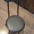 Black foldable stool with back 3 thumbnail