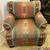 Vintage Upholstered Southwest Aztec Armchair with Ottoman Bohemian 5 thumbnail