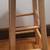Two - 29” high - natural wood backless bar stools. 4 thumbnail