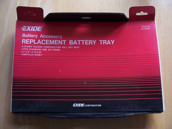 EXIDE Replacement Battery Tray 1