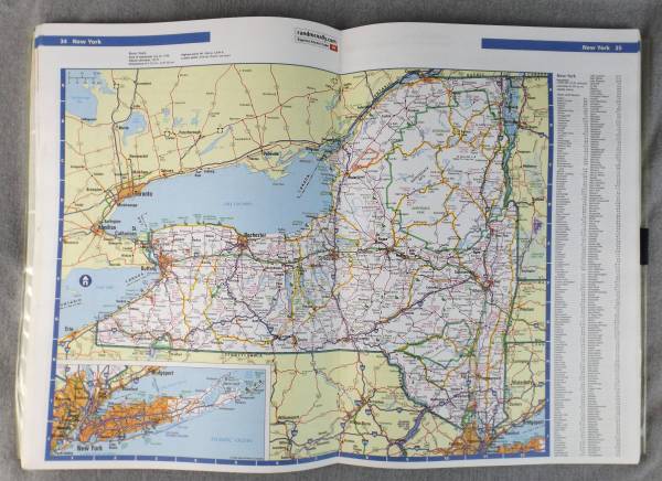 Rand McNally 2003 Road Atlas United States, Canada & Mexico Larger